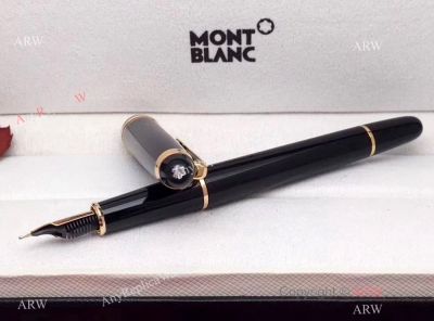 Mont Blanc Pens Replica Montblanc Meisterstuck Fountain Pen w/ Diamond Cap